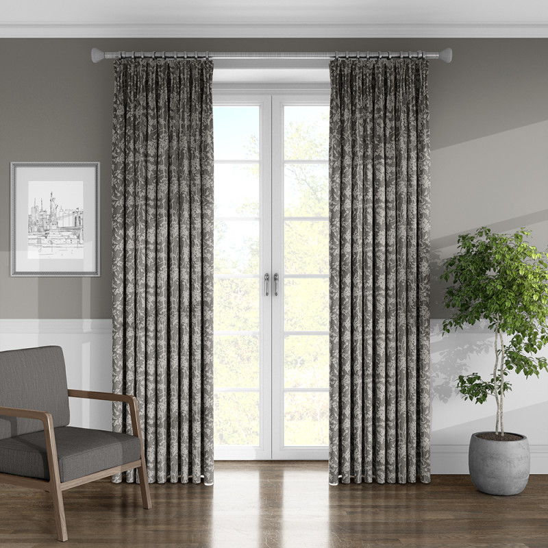 Miyu Graphite Curtain