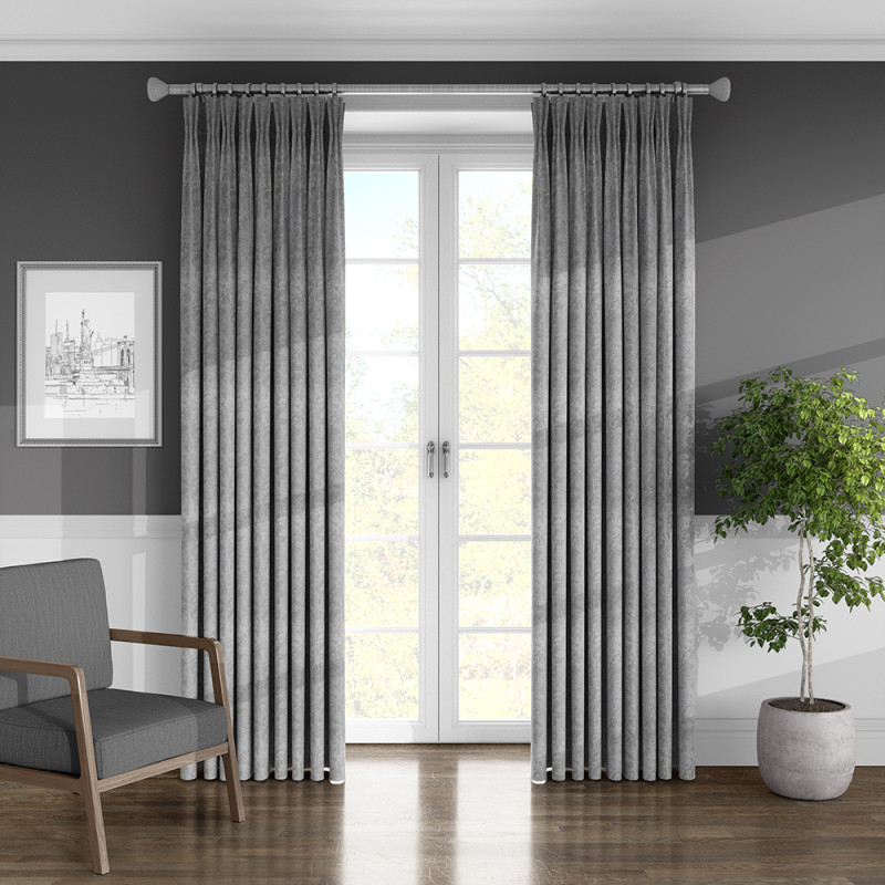 Isabetta Pewter Curtain