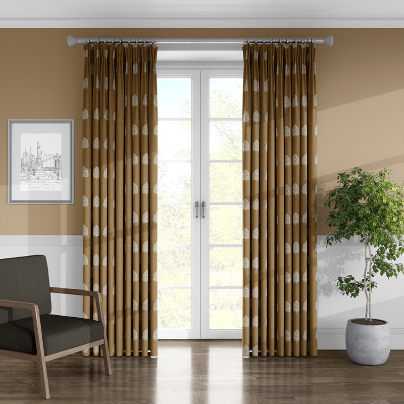 Rookmin Ochre Curtain