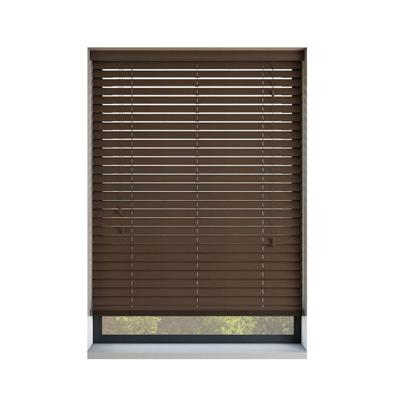 Pecan 35mm Wooden Blinds