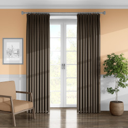 Finesse Espresso Curtain