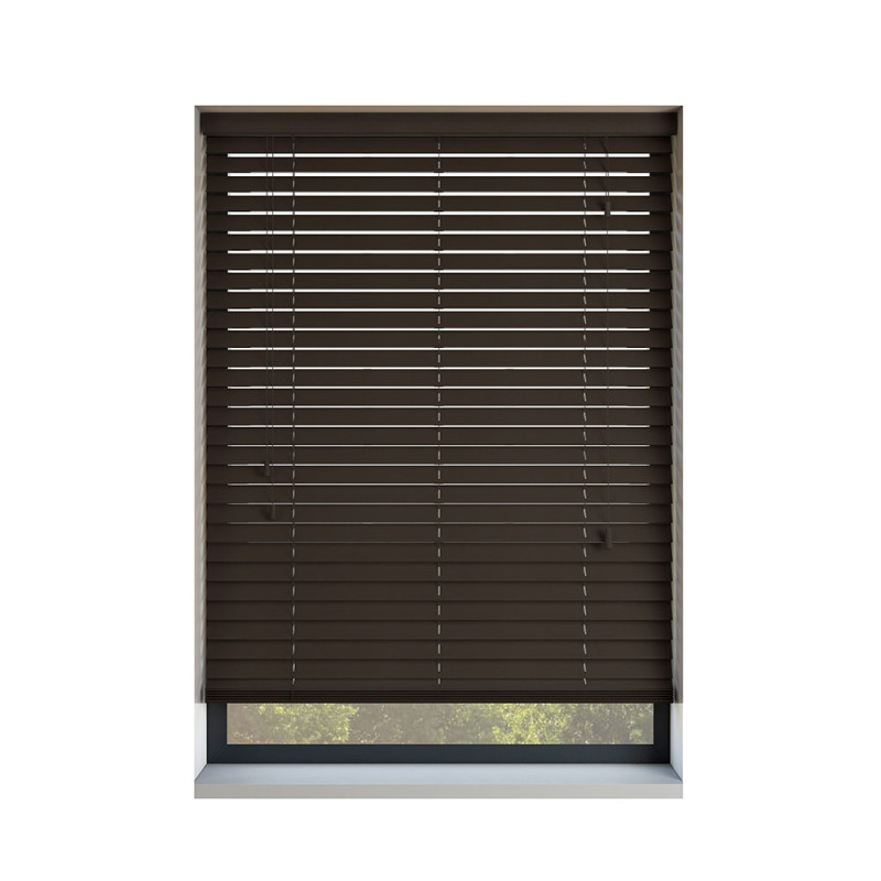 Mocha 50mm Wooden Blinds