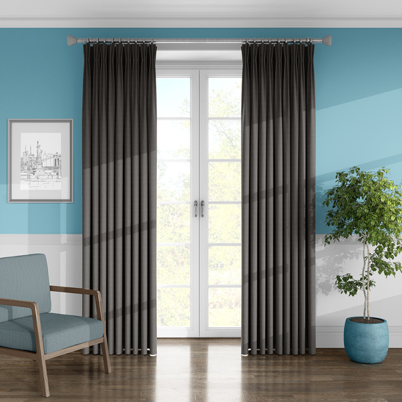 Finesse Grey Curtain