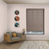 Smoke Oak 50mm Wooden Blinds