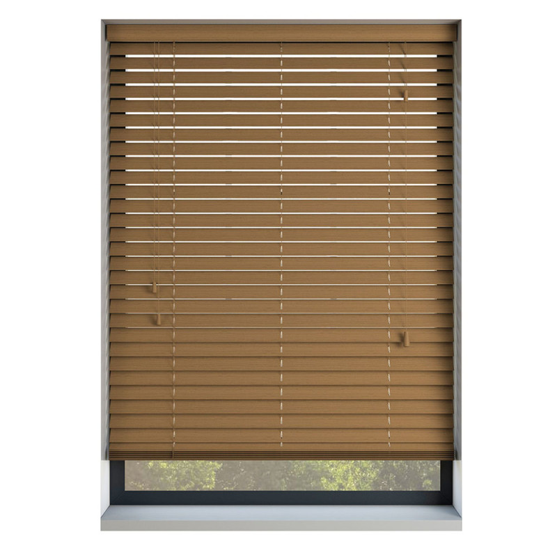 Autumn Grain 50mm Faux Wood Blinds