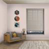 Biscuit 50mm Faux Wood Blinds