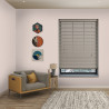 Biscuit Grain 50mm Faux Wood Blinds