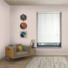 Chalk Grain 50mm Faux Wood Blinds