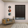 Cinder Grain 50mm Faux Wood Blinds