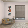 Latte Grain 50mm Faux Wood Blinds