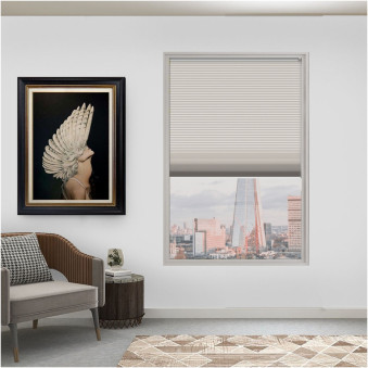 Dido Taupe Honeycomb Blinds