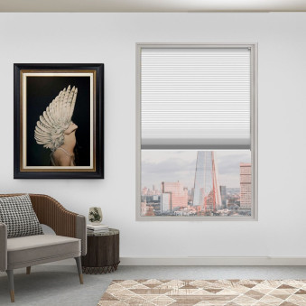 Dido White Honeycomb Blinds