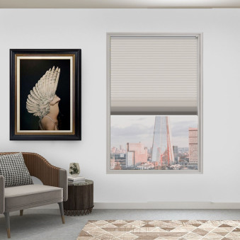 Orion Taupe Blackout Honeycomb Blinds