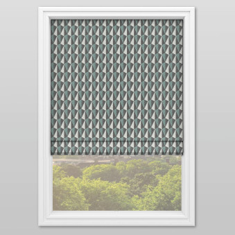 Akari Aqua Roman Blind