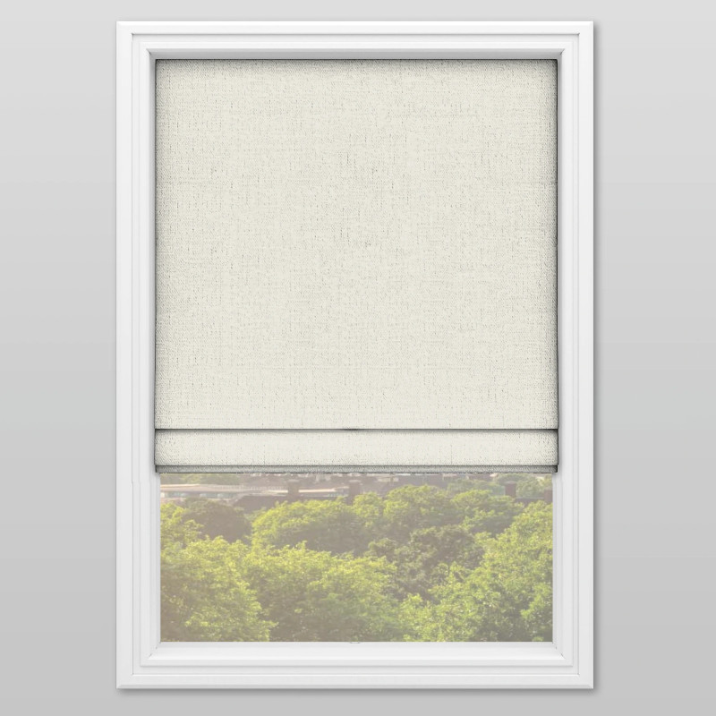 Audrey Ivory Roman Blind