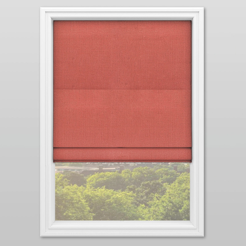 Audrey Strawberry Roman Blind