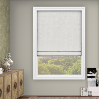 Bain Silver Roman Blind