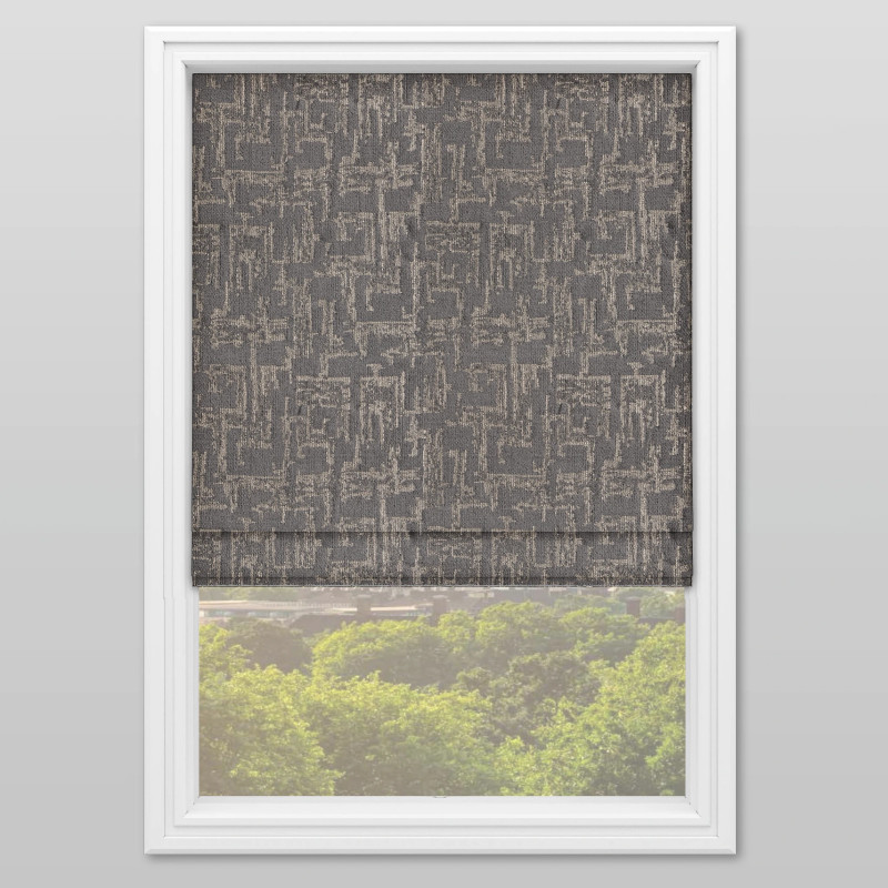 Calista Smoke Roman Blind