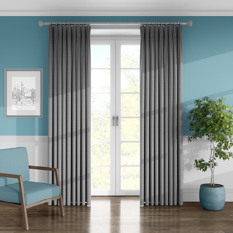 Finesse Silver Curtain