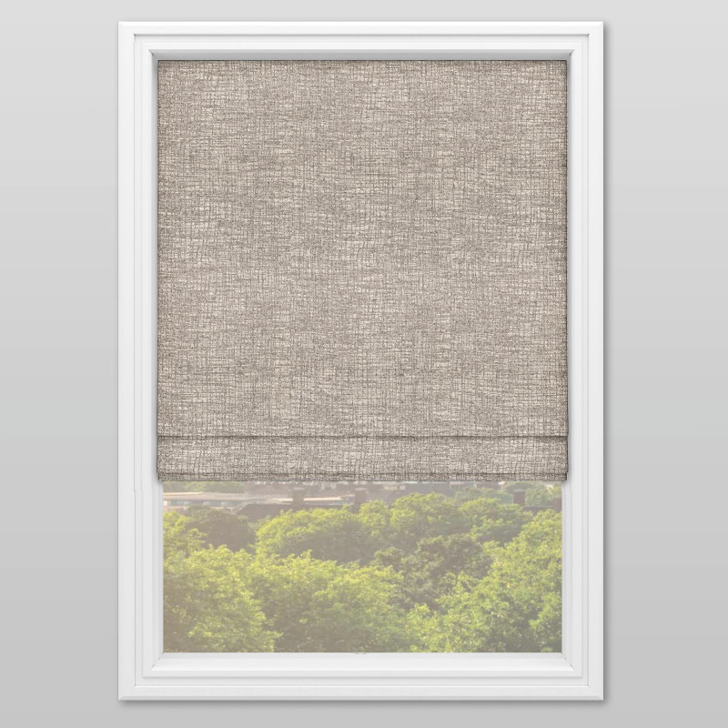 Enoch Graphite Roman Blind