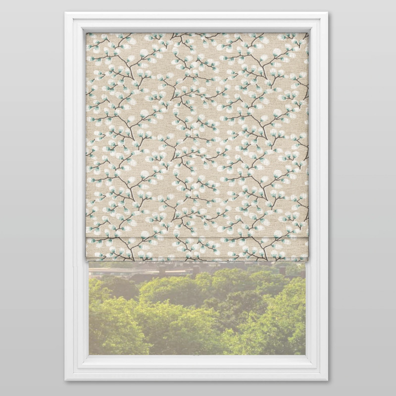 Farley Seafoam Roman Blind