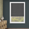 Fina Ebony Roman Blind