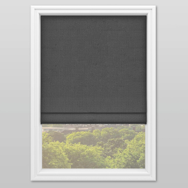 Fina Ebony Roman Blind