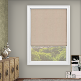 Fina Latte Roman Blind