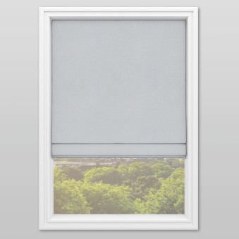 Fina Silver Roman Blind