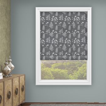 Humphrey Smoke Roman Blind