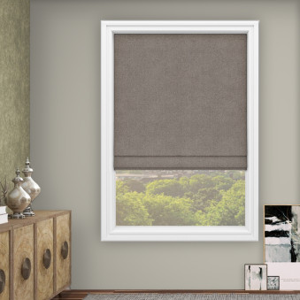 Irwin Espresso Roman Blind