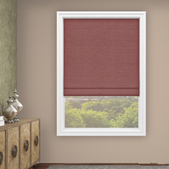 Ismay Cherry Roman Blind