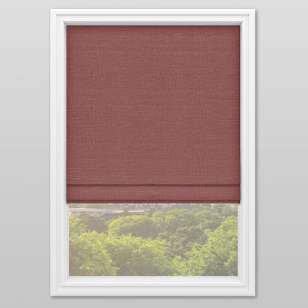 Ismay Cherry Roman Blind