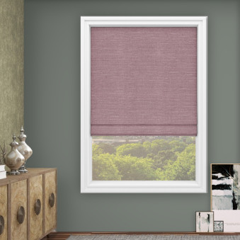 Ismay Plum Roman Blind