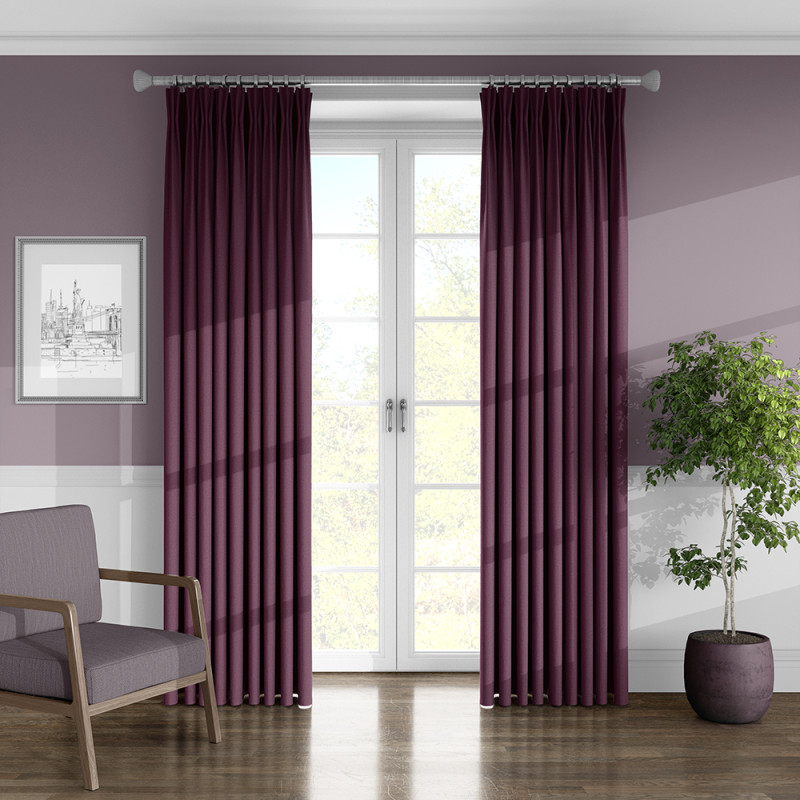 Harloe Fuchsia Curtain