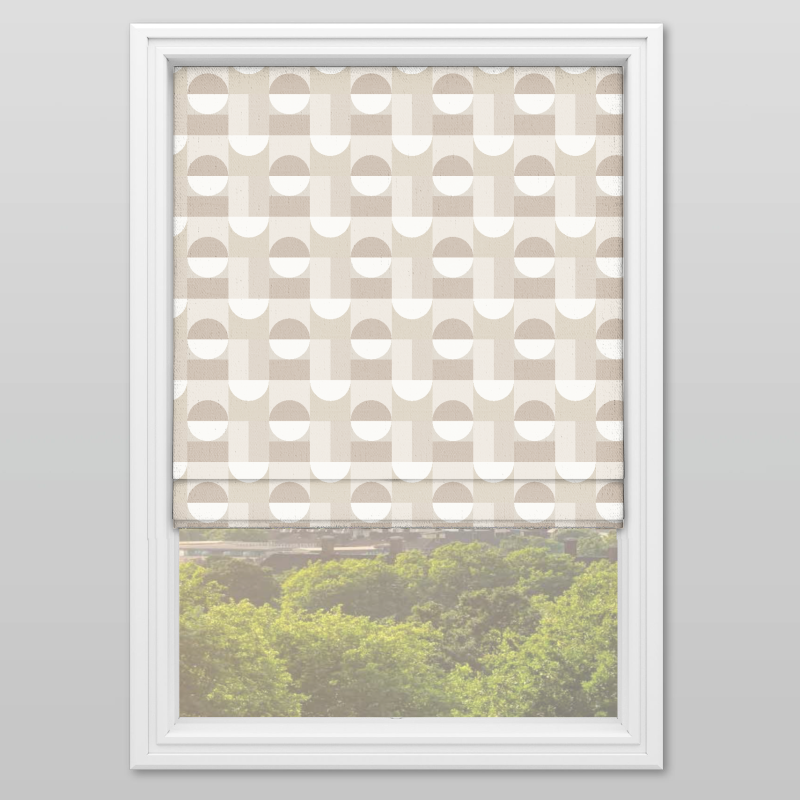 Malton Taupe Roman Blind