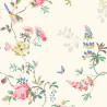 Birds & Roses Multi Roman Blind