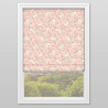 Jumping Bunnies Blush Roman Blind