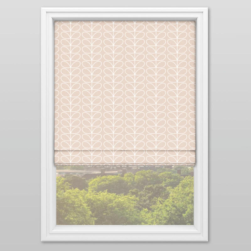 Linear Stem Latte Roman Blind