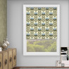 Rose Bud Powder Blue Roman Blind