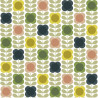 Summer Flower Stem Multi Roman Blind