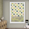 Summer Flower Stem Multi Roman Blind