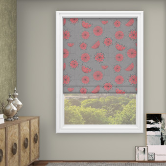 Dandelion Mobile Storm Roman Blind