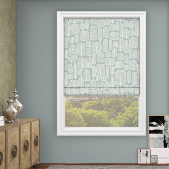 Little Trees Comet Roman Blind