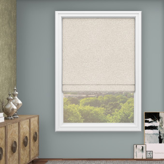 Lindale Taupe Roman Blind