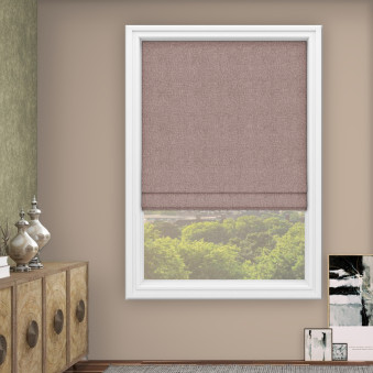 Linoso Blossom Roman Blind