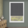 Linoso Charcoal Roman Blind