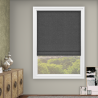 Linoso Ebony Roman Blind