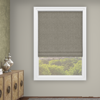 Linoso Hessian Roman Blind