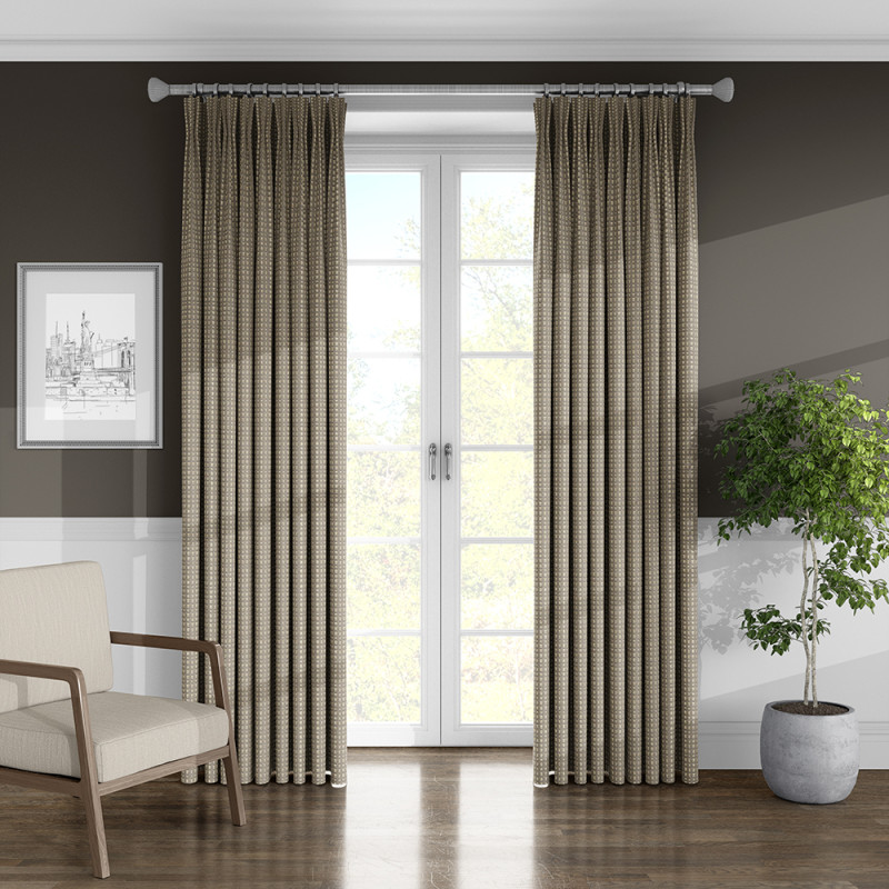 Harrow Taupe Curtain